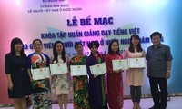 Khóa tập huấn tiếng Việt cho giáo viên NVNONN cung cấp nhiều kiến thức giảng dạy cho học viên